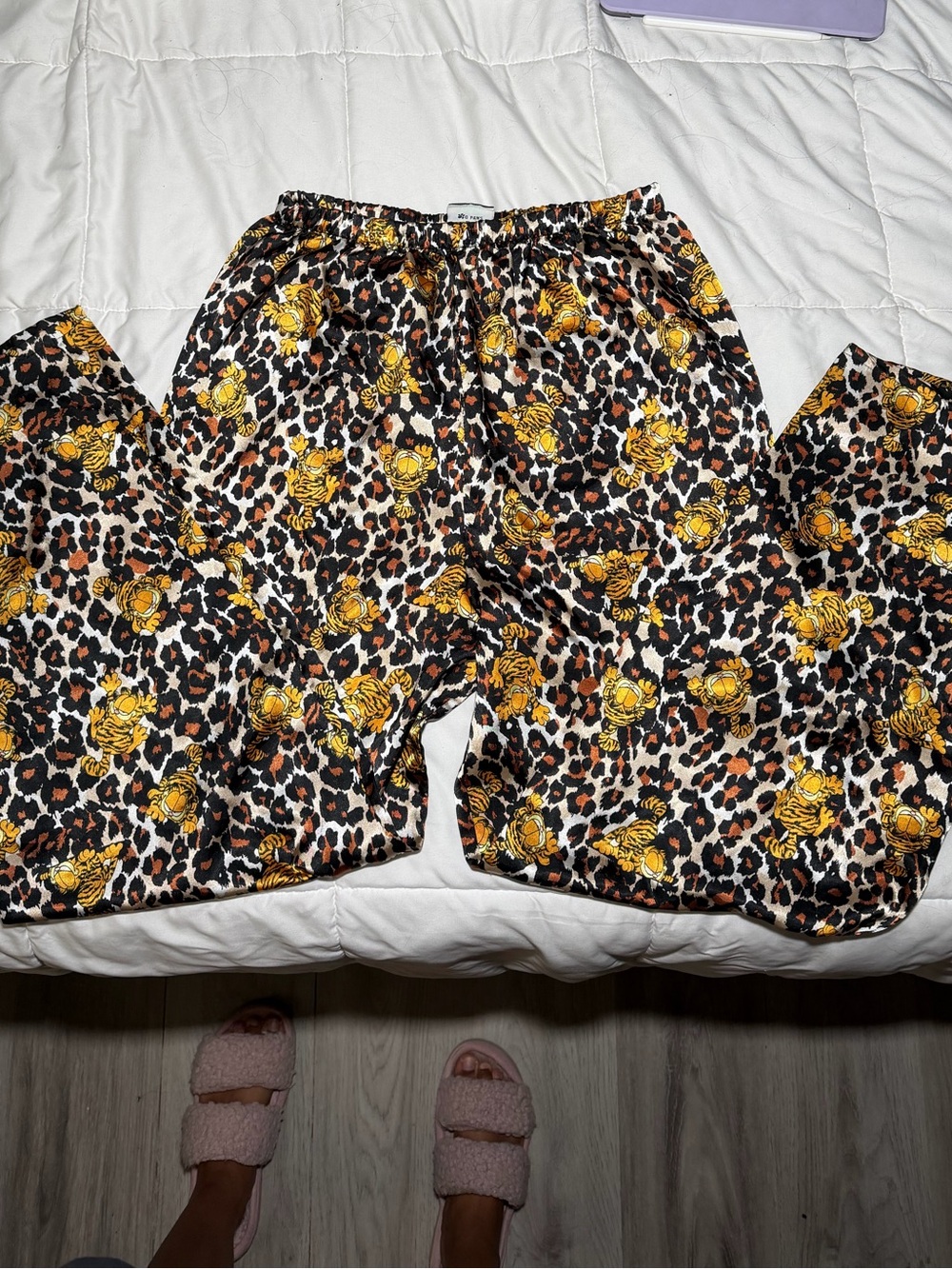 Garfield Cheetah Print Pajama Pants